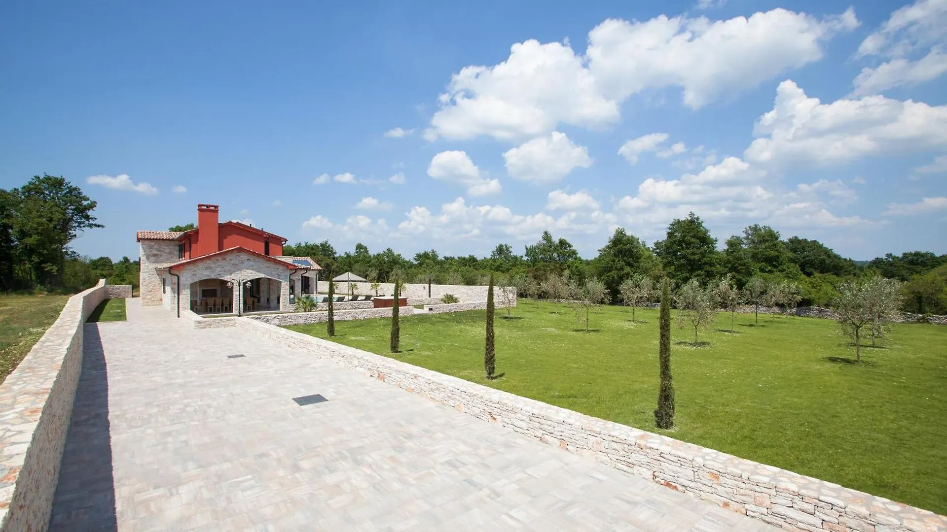 Villa Residence Monaco For 10 People In Central Istria With 65 M2 Private Pool, Large Garden & Spa Svetvincenat Croatia